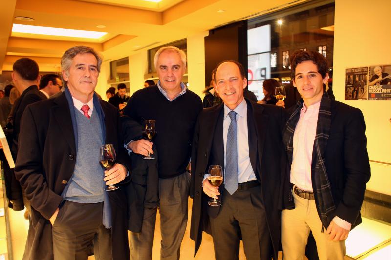 Jaime Bergareche, Pablo Mugarza, Alfonso Gómez Bilbao y Jaime Bergareche Zuluaga.