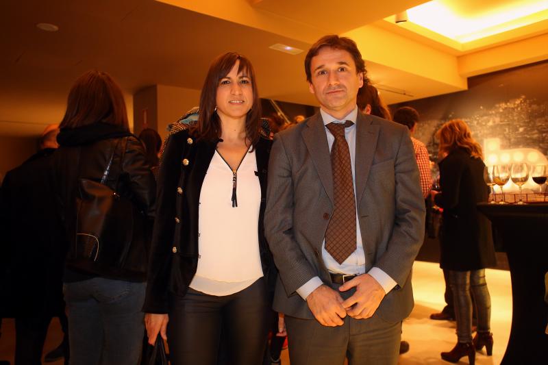 Elena Abando y Javi Cuadra.