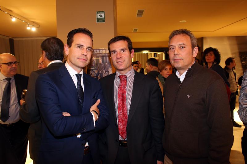 Gerva Vallejo, Gorka Rodríguez e Iñaki Latorre.