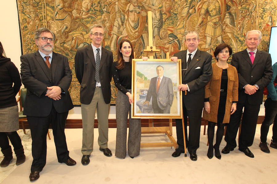 Homenaje a Joseba Leizaola en el Parlamento vasco