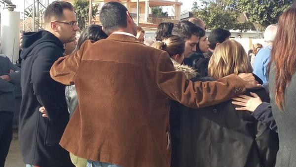 Torre Pacheco llora a los cinco jóvenes y arropa a sus familias en el funeral