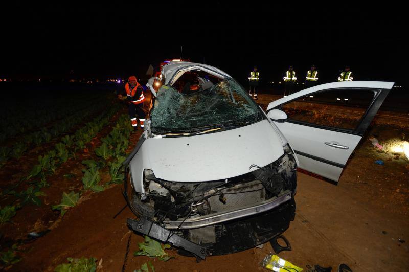 Mueren cinco jóvenes en un brutal accidente en Cartagena