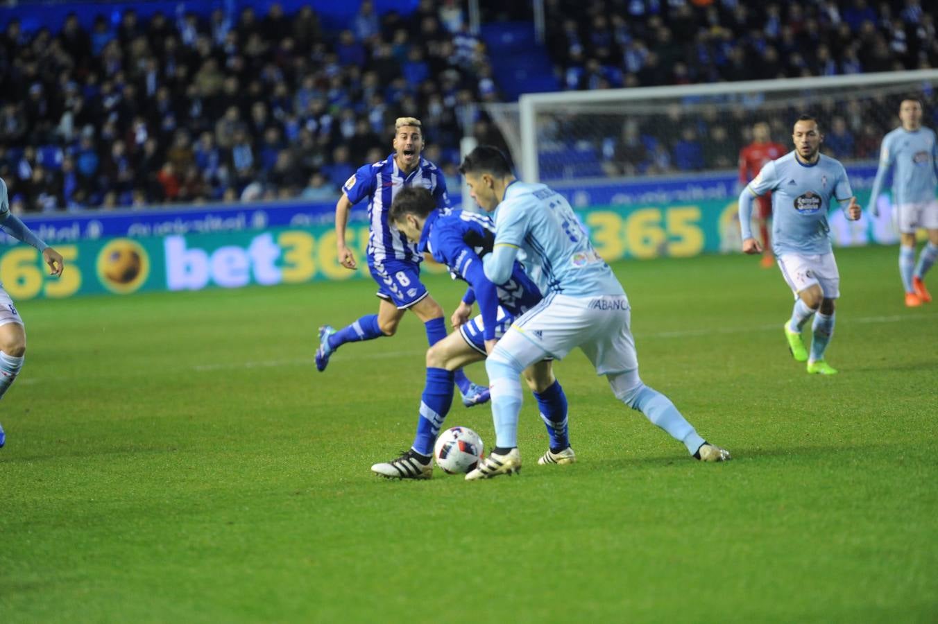 Semifinal de Copa entre el Alavés y el Celta