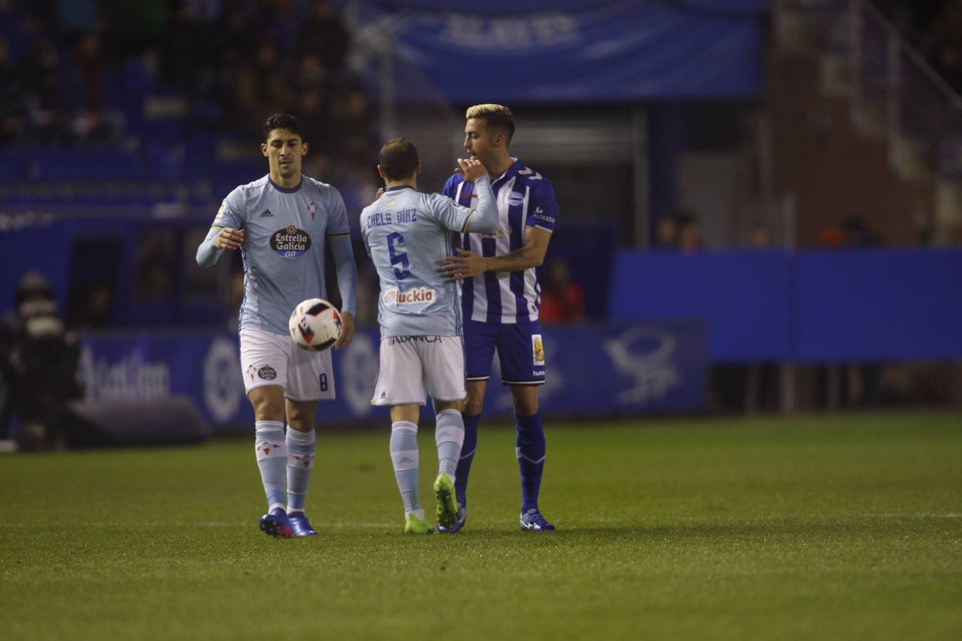 Semifinal de Copa entre el Alavés y el Celta