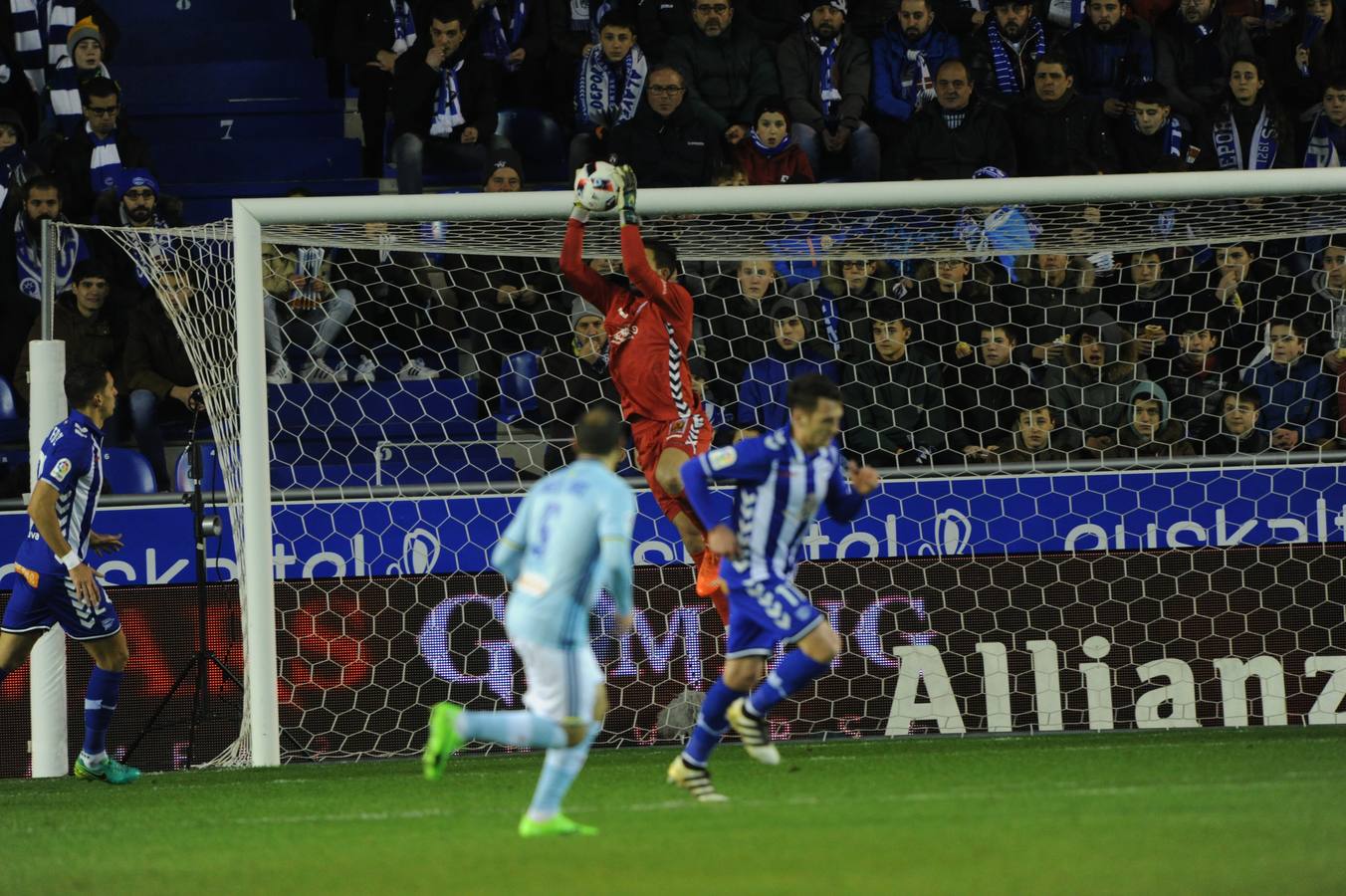 Semifinal de Copa entre el Alavés y el Celta
