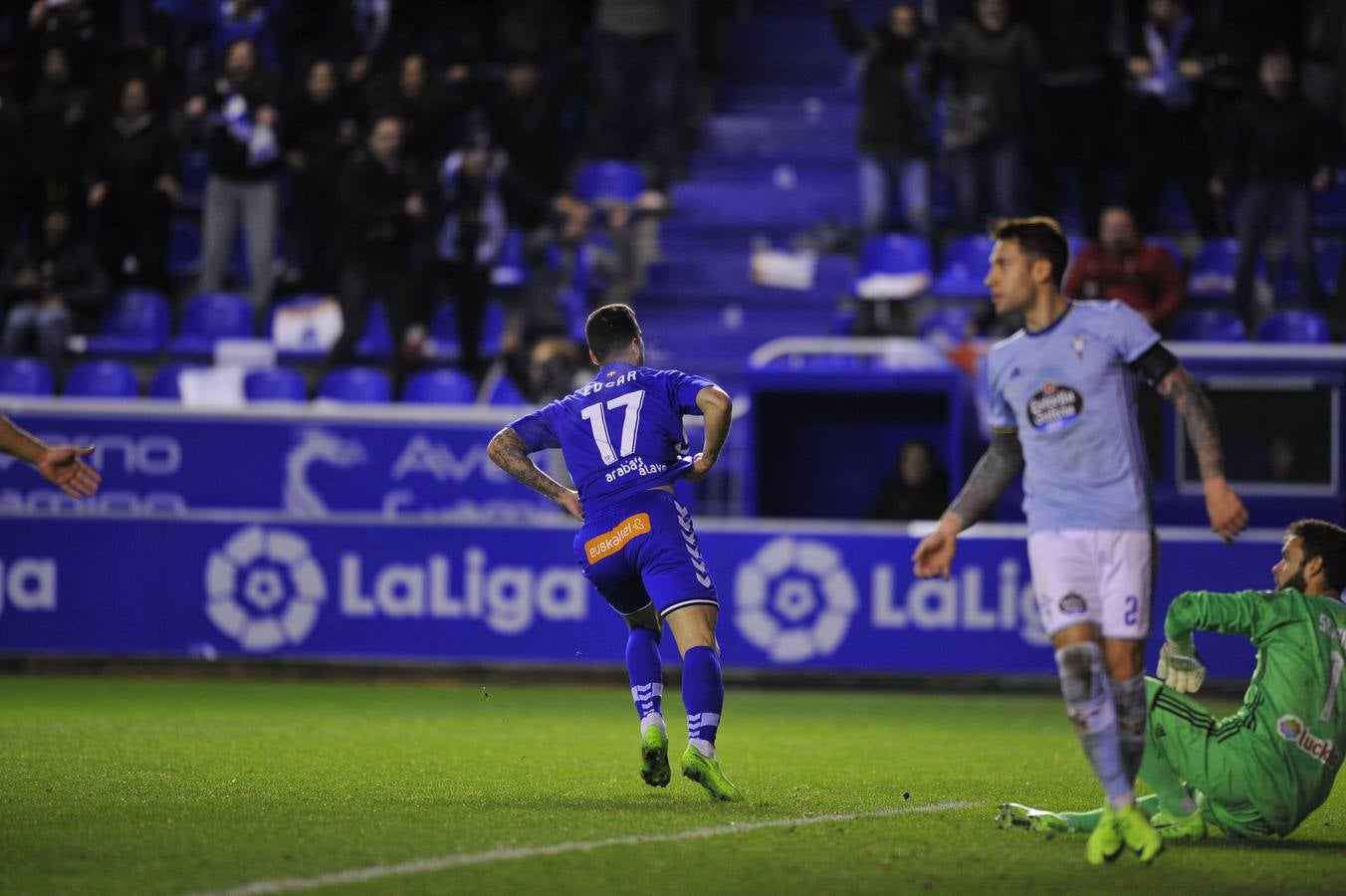 Semifinal de Copa entre el Alavés y el Celta