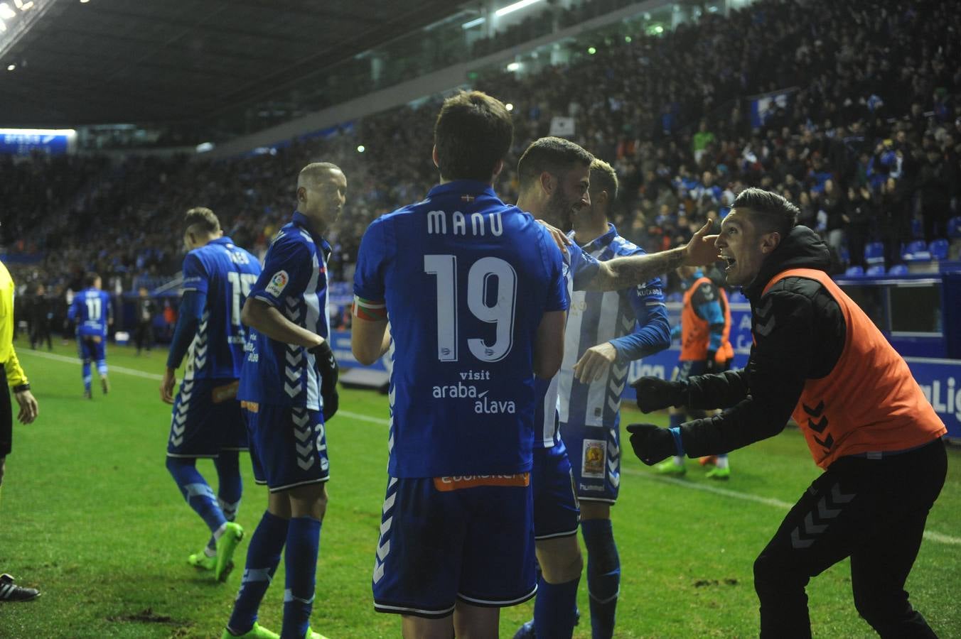 Semifinal de Copa entre el Alavés y el Celta