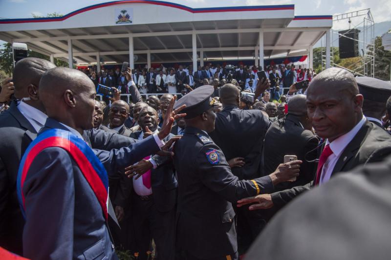 El empresario Jovenel Moise toma posesión como nuevo presidente de Haití