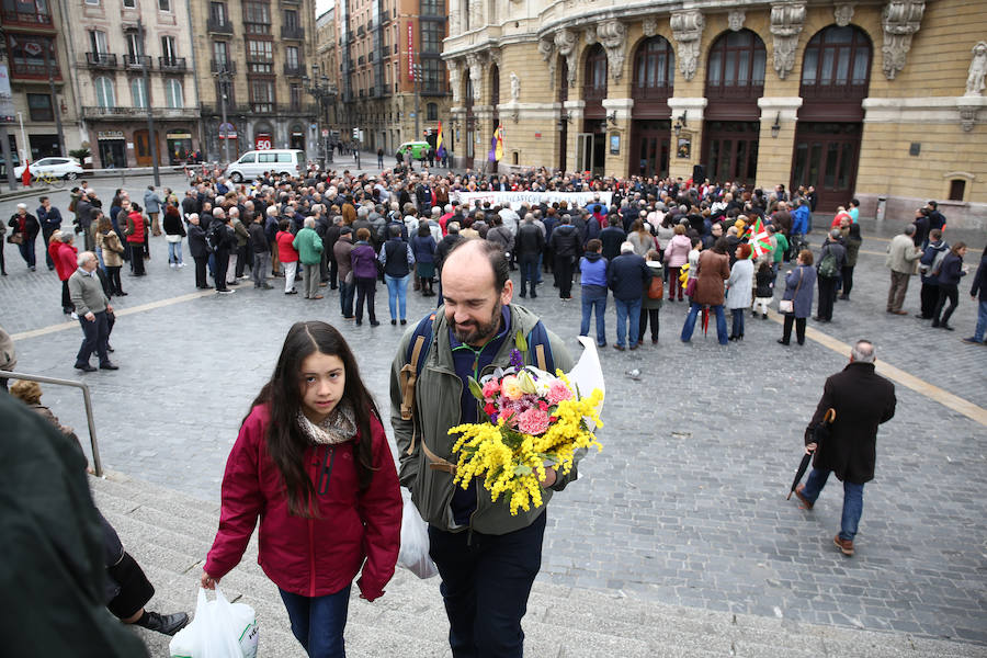 Movilización de los sindicatos en Bilbao
