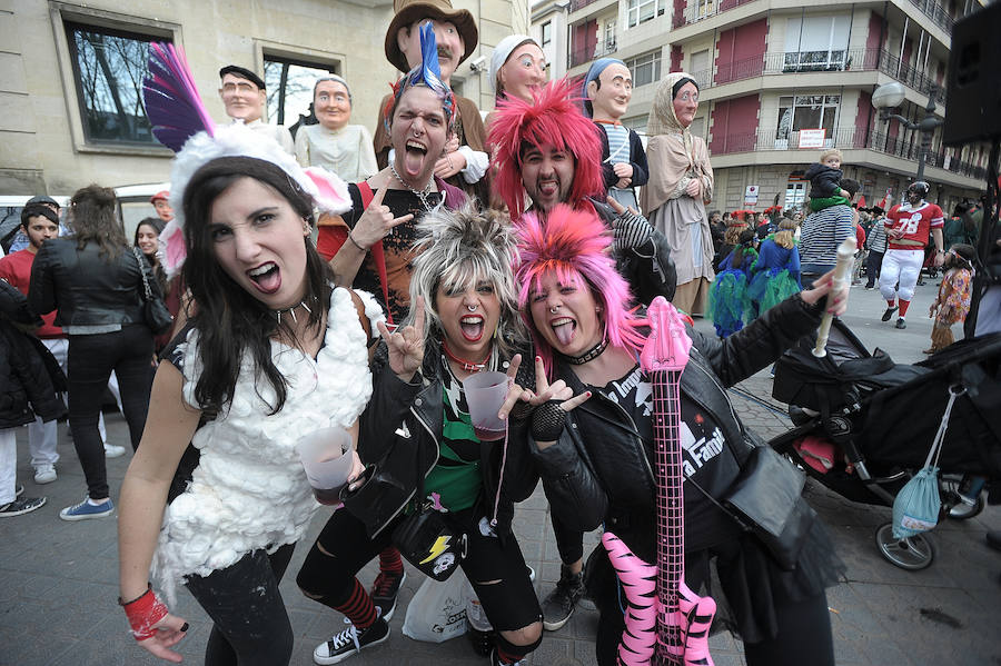 Bilbao se desmelena en los carnavales de 2017