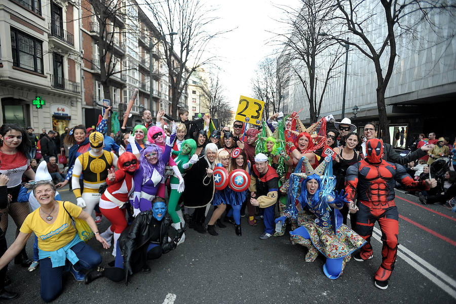Bilbao se desmelena en los carnavales de 2017
