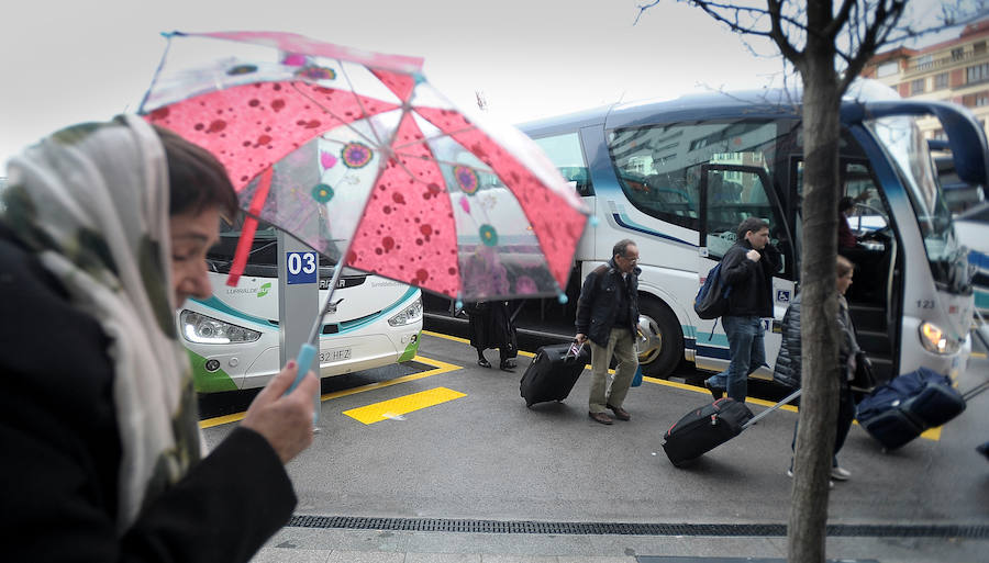 La estación provisional de Termibus