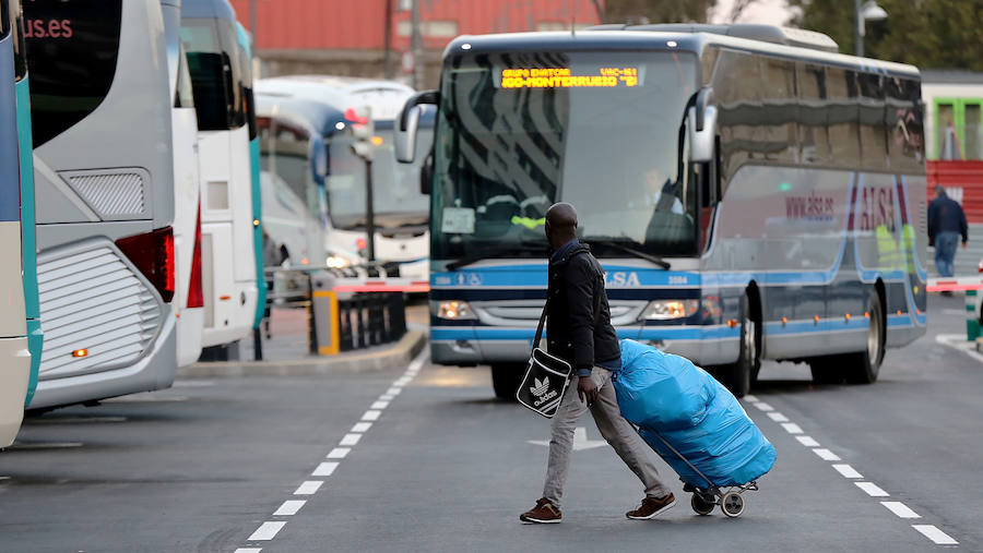 La estación provisional de Termibus
