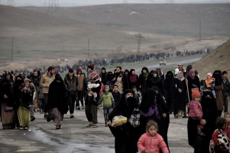 Huida de Mosul