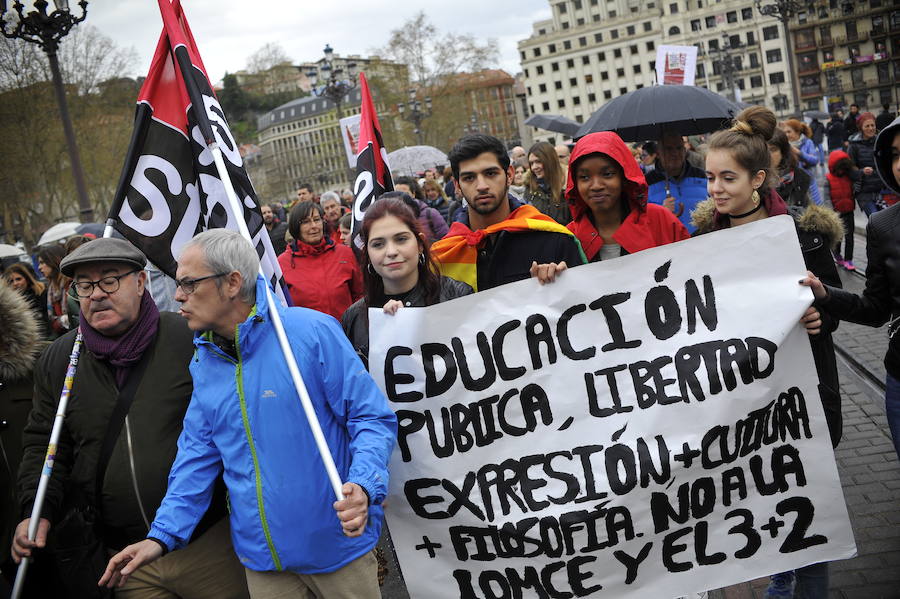 Jornada de huelga y protestas en la enseñanza pública