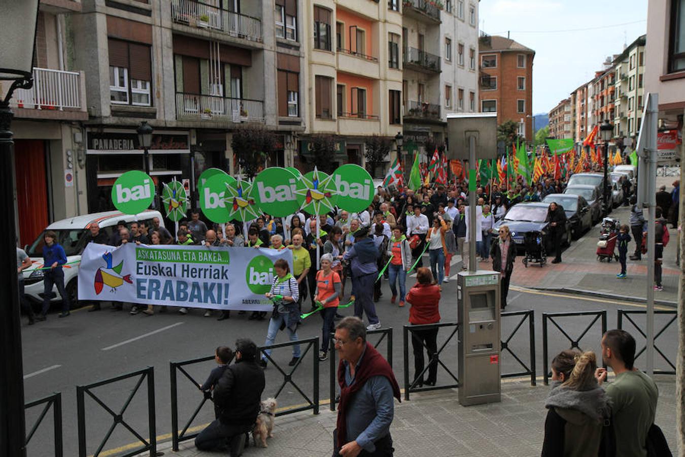 El acto de Independentistak en Gernika