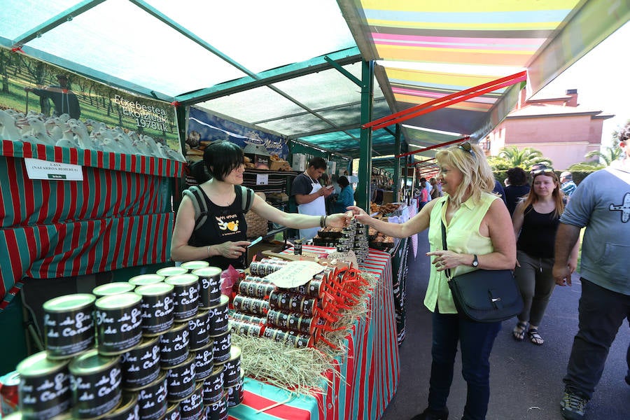 Feria agrícola en Berango