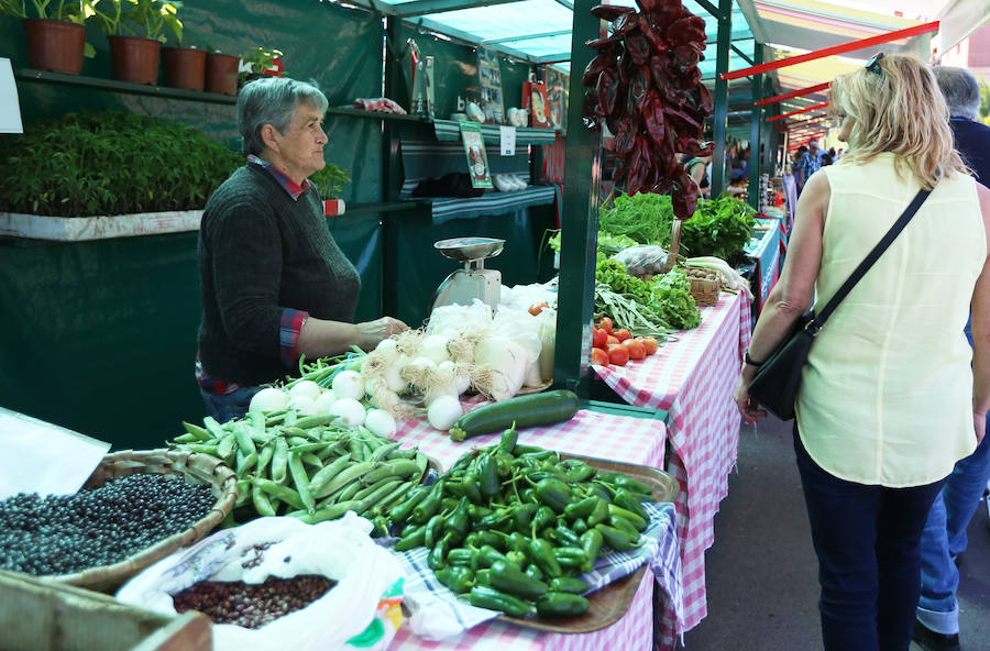 Feria agrícola en Berango