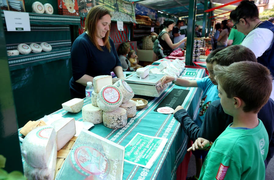 Feria agrícola en Berango