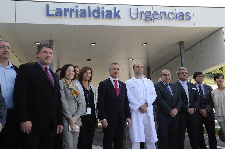 Urkullu inaugura las Urgencias del hospital de Urduliz