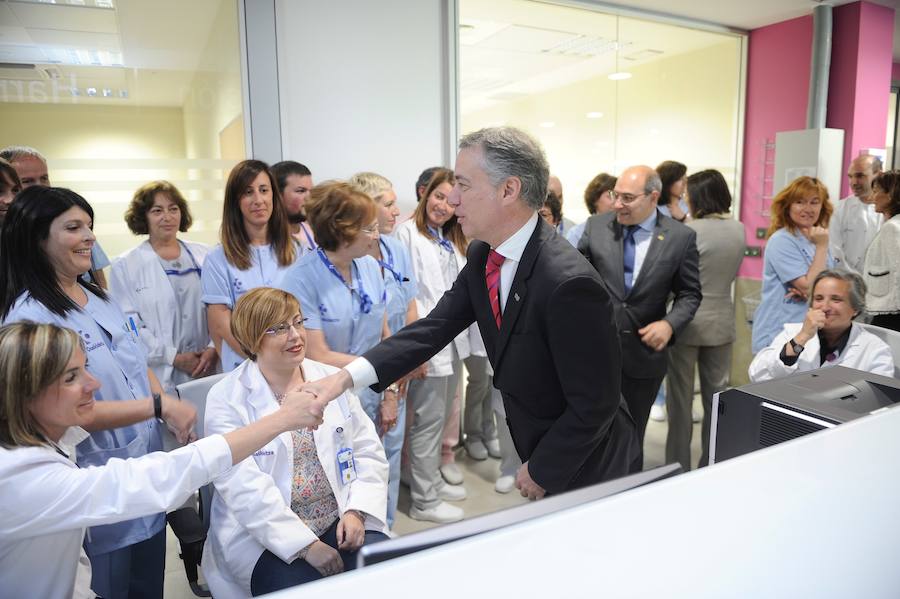 Urkullu inaugura las Urgencias del hospital de Urduliz