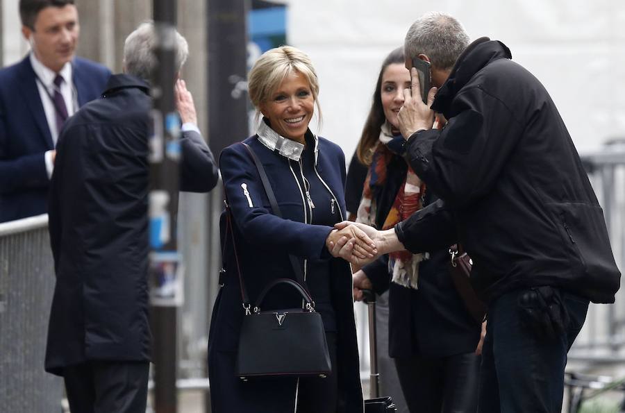 Así es Brigitte Trogneux, la mujer del presidente francés Macron