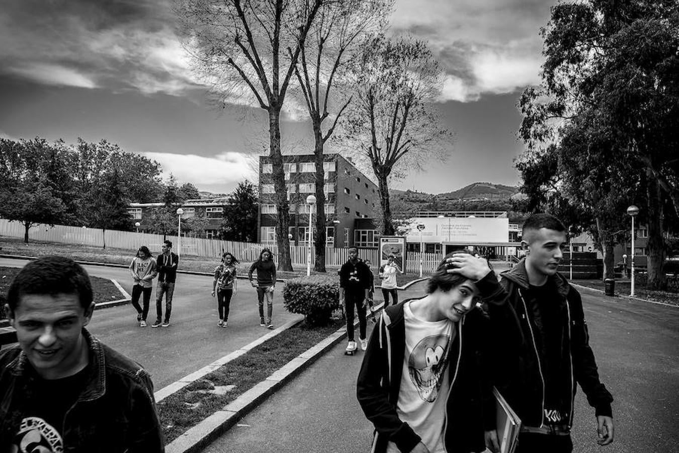 Estudiantes de la Facultad de Ciencias Económicas y Empresariales de la UPV/EHU.