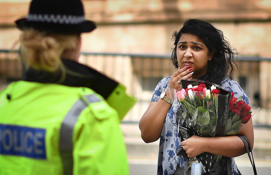 El atentado en Manchester, en imágenes