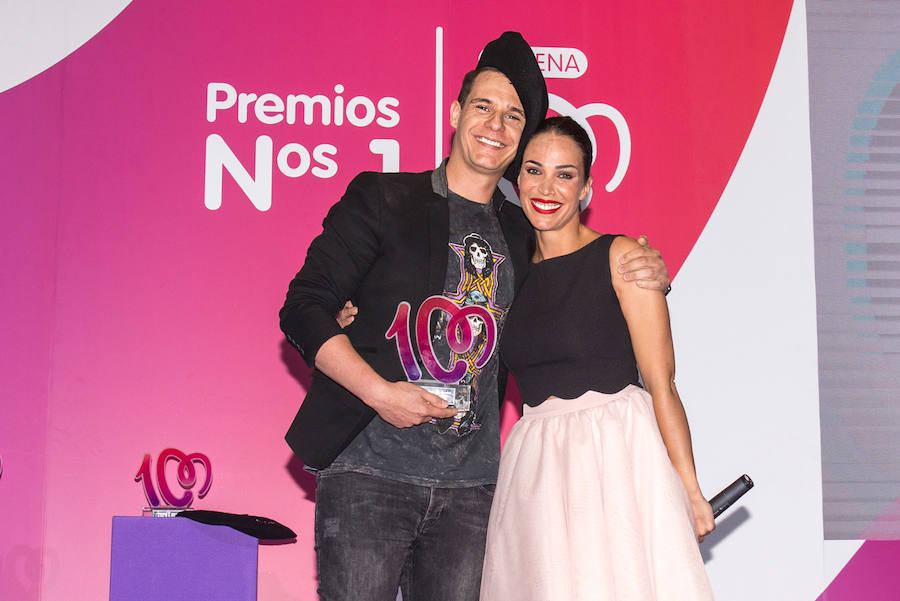 Nerea Garmendia junto a Christian Gálvez.