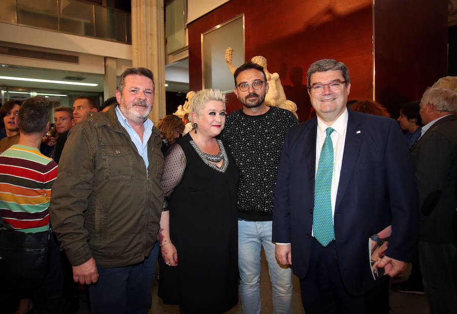 Unai Aizpuru, Leire Gondra, Pau Guillen y Juan María Aburto.