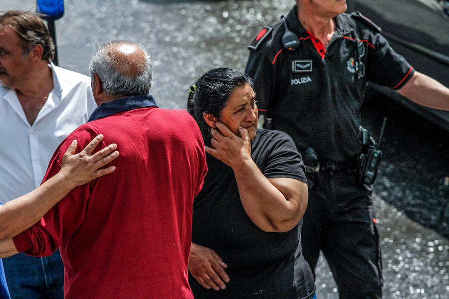 Dolor y conmoción por el tragedia de Zorroza