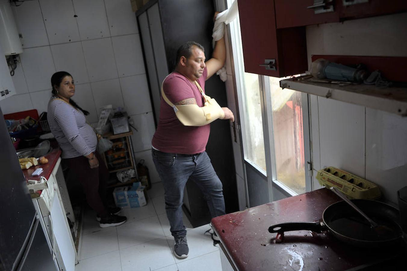 Una visita a la maltrecha casa de los Jiménez