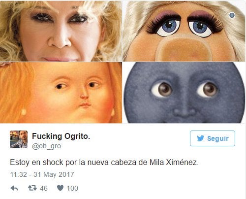 Los mejores &#039;memes&#039; de la nueva cara de Mila Ximénez