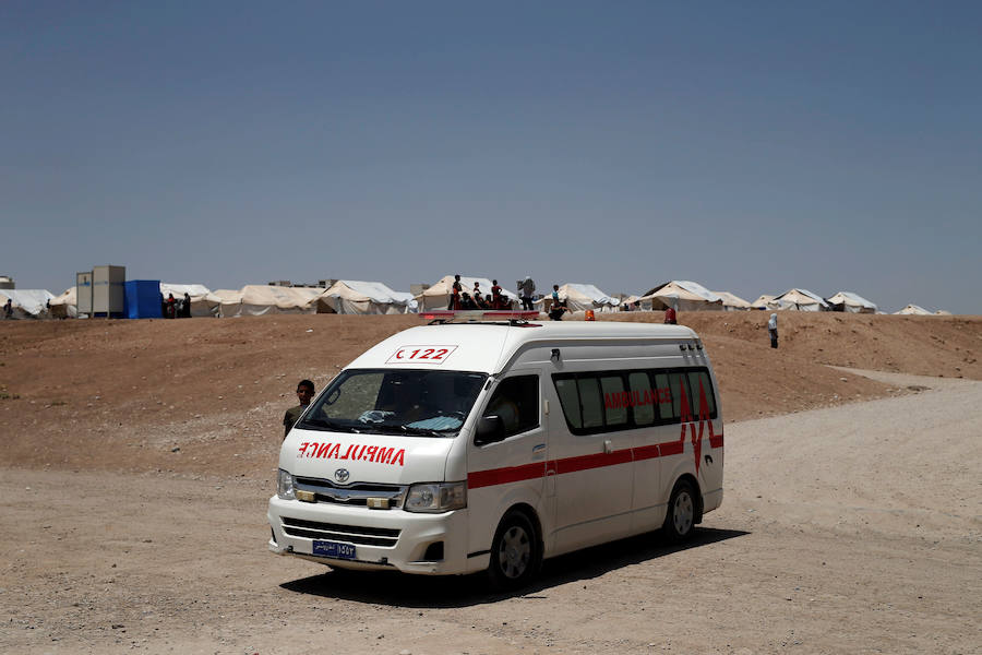 Intoxicación alimentaria en un campo de desplazados en Irak