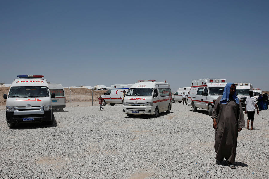 Intoxicación alimentaria en un campo de desplazados en Irak