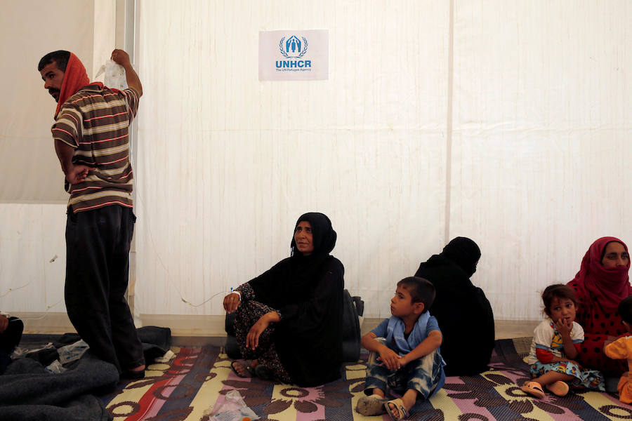 Intoxicación alimentaria en un campo de desplazados en Irak