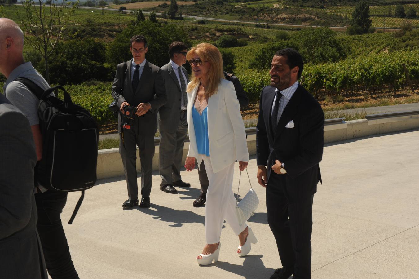 Inaguración de la bodega de Vega Sicilia en Samaniego