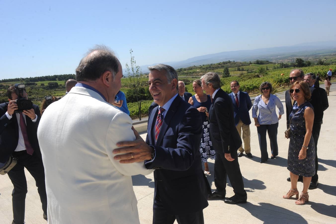 Inaguración de la bodega de Vega Sicilia en Samaniego