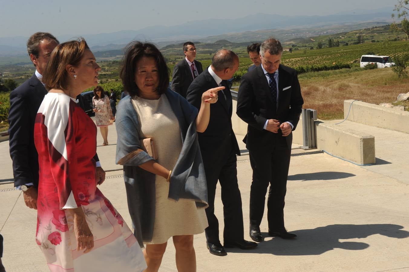 Inaguración de la bodega de Vega Sicilia en Samaniego