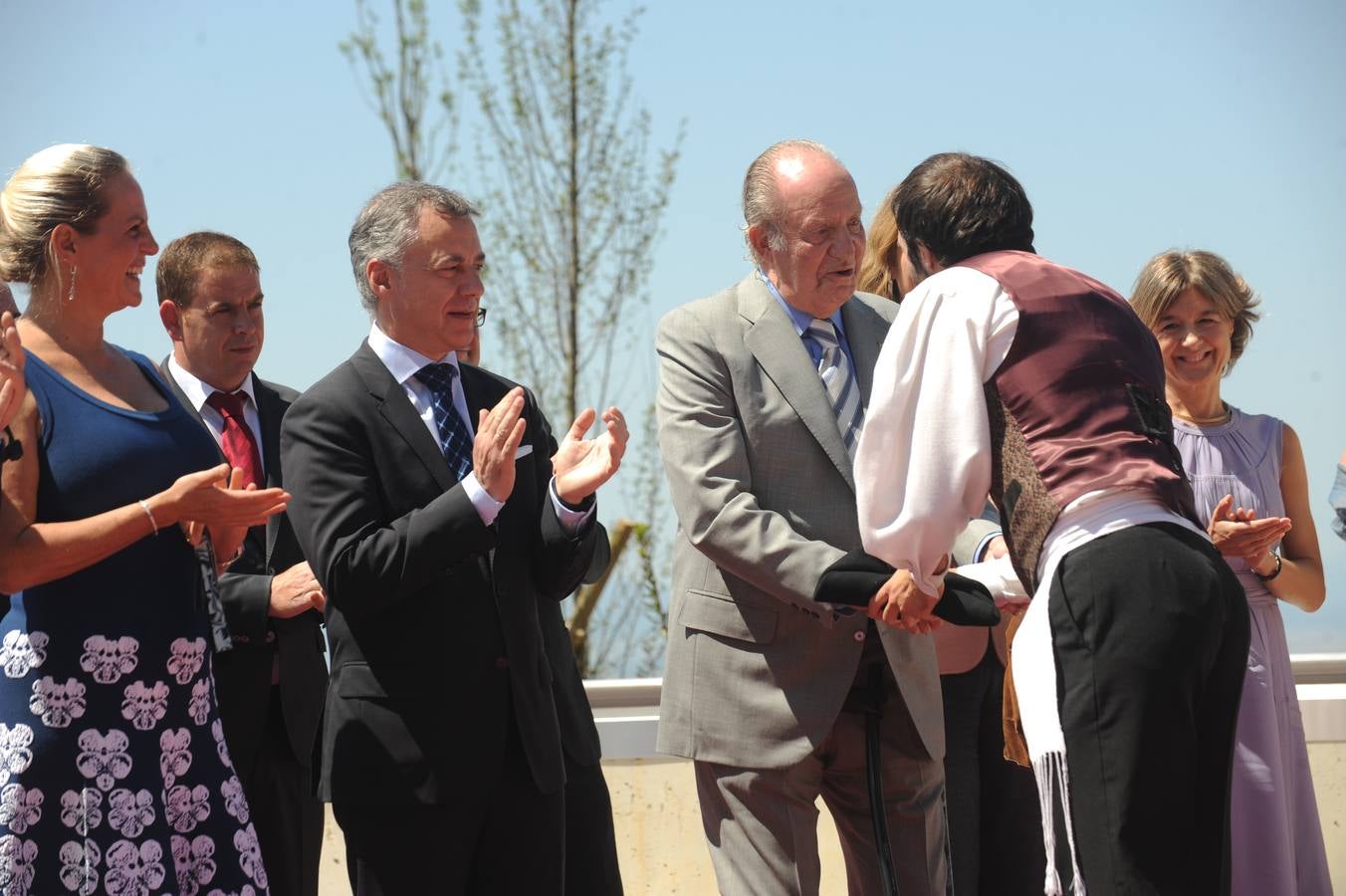 Inaguración de la bodega de Vega Sicilia en Samaniego