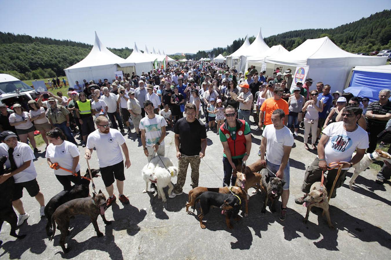 El Día del Cazador y el Pescador homenajea en Dima al perro de caza