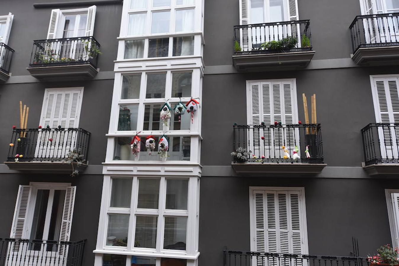 Los mejores balcones del III Concurso de Decoración de Balcones y Miradores del Casco Viejo de Bilbao