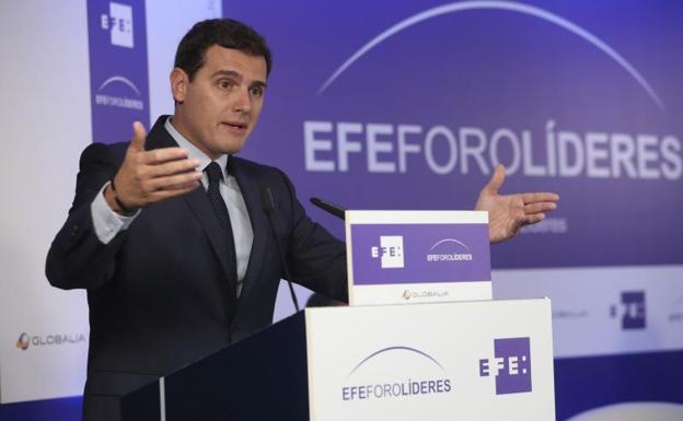 El presidente de Ciudadanos, Albert Rivera.