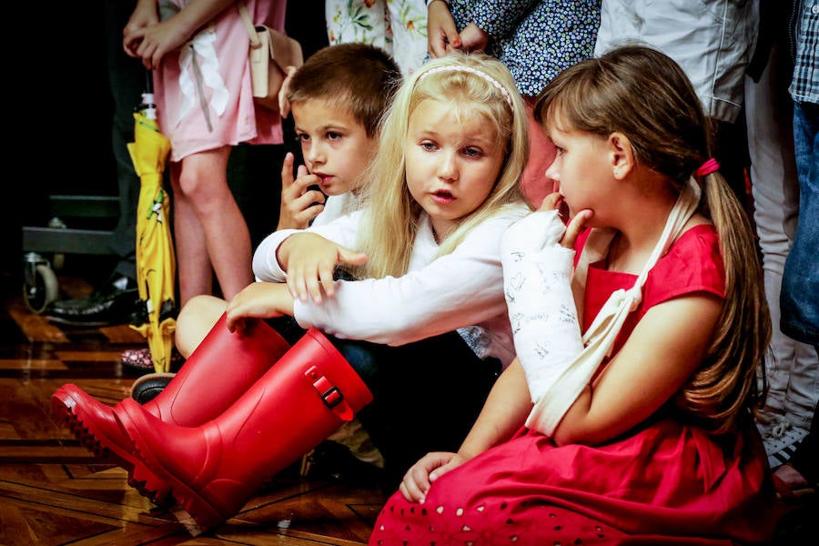  Juan Mari Aburto ha recibido a los pequeños que vienen a pasar sus vacaciones de verano en la capital vizcaína con familias de acogida