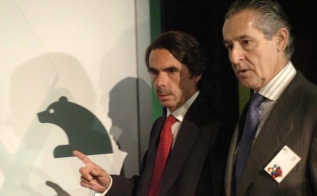 Aznar (i) y Blesa. 