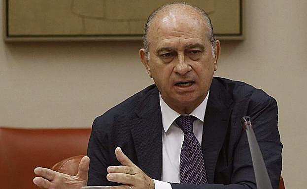 Fernández Díaz, en el Congreso de los Diputados. 