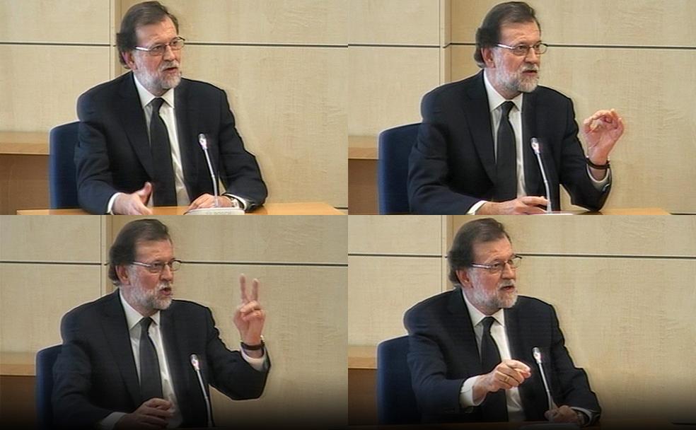 El presidente del Gobierno, Mariano Rajoy, ha declarado durante dos horas ante el Tribunal de la Audiencia Nacional.
