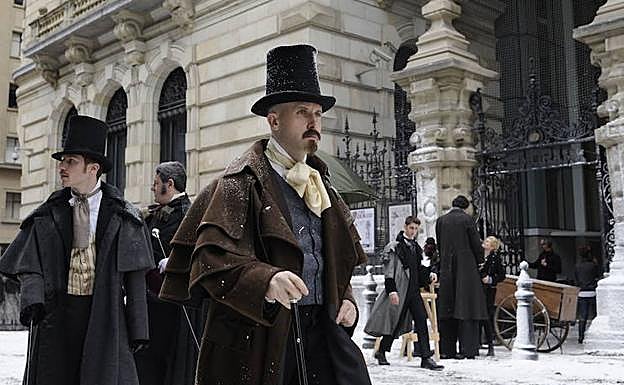 'Handia' filmaren eszena batzuk Bilbon grabatu ziren.