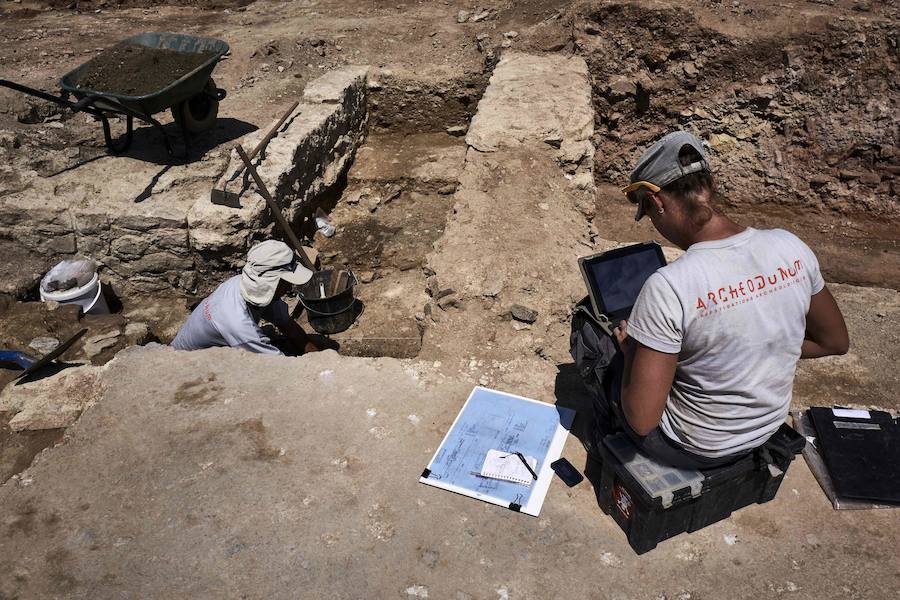 Emerge a orillas del Ródano un enclave romano comparable a la ciudad italiana que arrasó el Vesuvio 