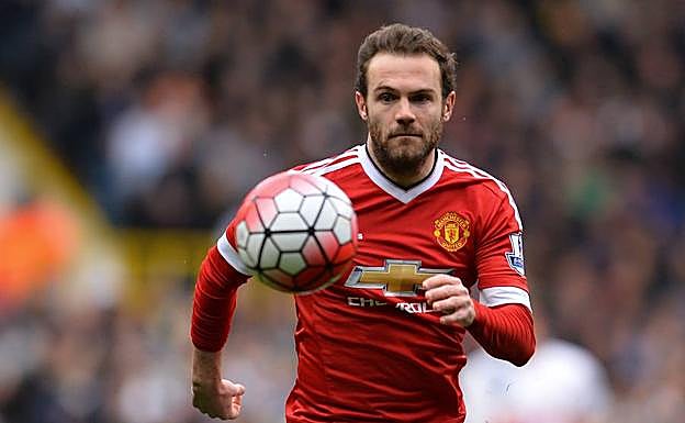 Juan Mata, jugador del Manchester United.